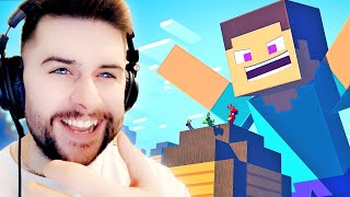 REACTING TO FUNNY MINECRAFT Alex & Steve Movie 3 (Minecraft Animations)