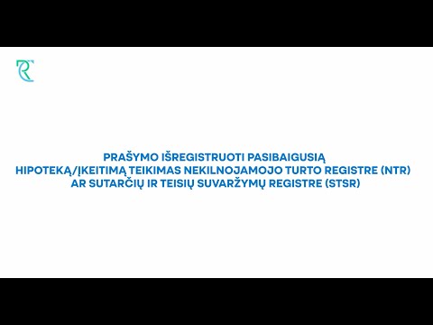 Video: Kuo skiriasi hipoteka ir įkeitimas?