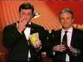 Stephen Colbert and Jon Stewart and Prunes at 2008 Emmys