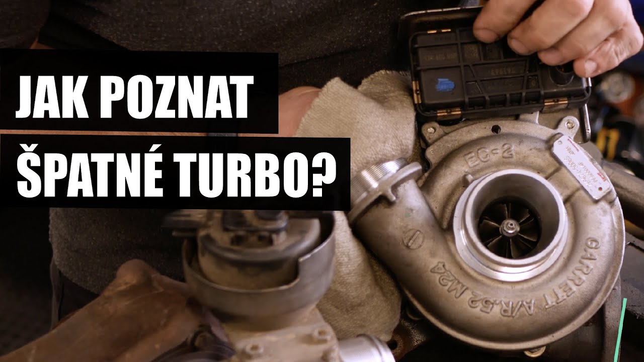 Jak se pozná nefunkční turbo?