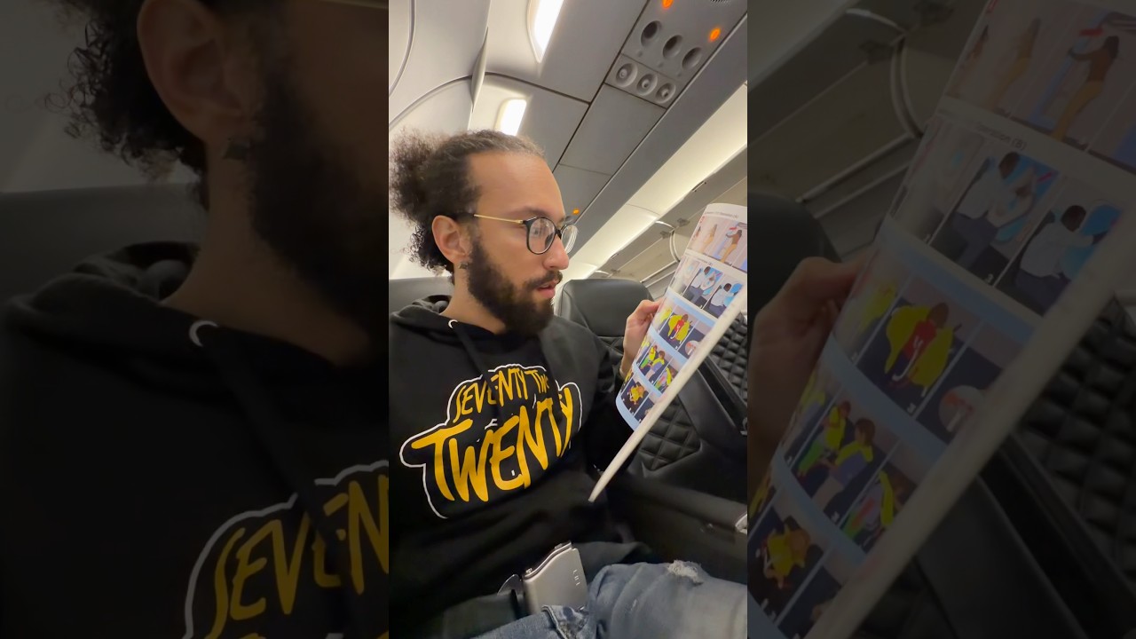 POV: You’re the only person sitting in the exit row, so if anything happens, it’s all on you. 😂✈️