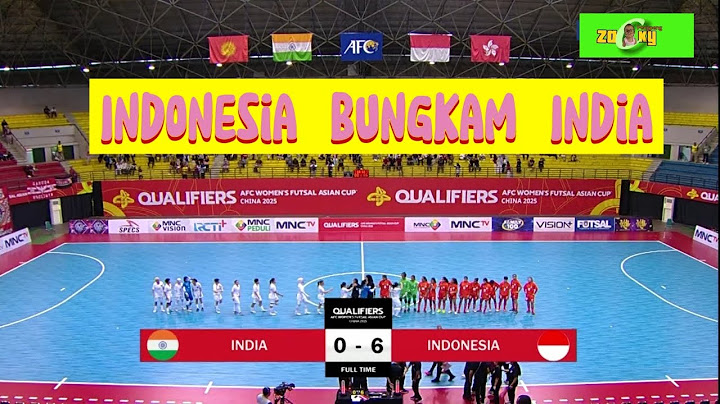 Highlight Qualifiers AFC Women’s Futsal Asian Cup India 0 vs 6 Indonesia Bravo Timnas Garuda