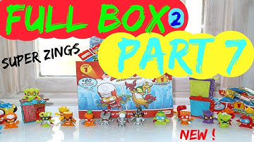Super Zings series 1 Full box 2  [PART 7]  (Mega Unboxing)