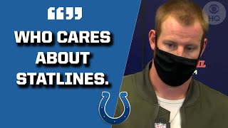 Carson Wentz on Only Attempting 12 Passes in Colts Win Over Patriots | CBS Sports HQ