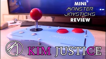 Reviewing the Mini Monster Joystick -  Arcade Stick for 8-Bit Machines - Kim Justice