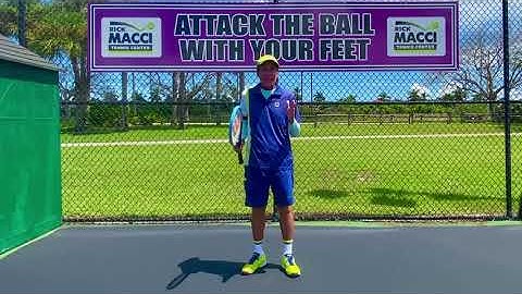 Improve your groundstrokes work on this! - Rick Macci
