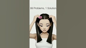 99 Problems, 1 solution🎀 #aesthetic ✨️🤌#fashion #amazing #hair 🤞💗