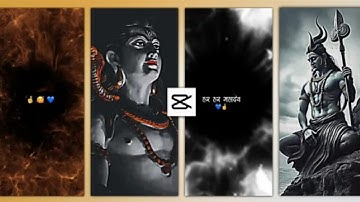 Mahadev Capcut Templete | New Instagram Reel Video Editing | Full Screen Whatsapp Status Edit