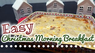 Easy Make Ahead Christmas Morning Breakfast Casserole | Cook With Me