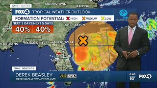 Monitoring possible tropical development off the Florida East Coast