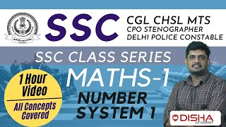 SSC Class Series Maths Class No 1 Number System SSC Stenographer Delhi Police CPO CGL CHSL MTS #ssc