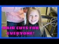 HAIR CUTS FOR EVERYONE! | FAMILY VLOG | THE WEISS LIFE