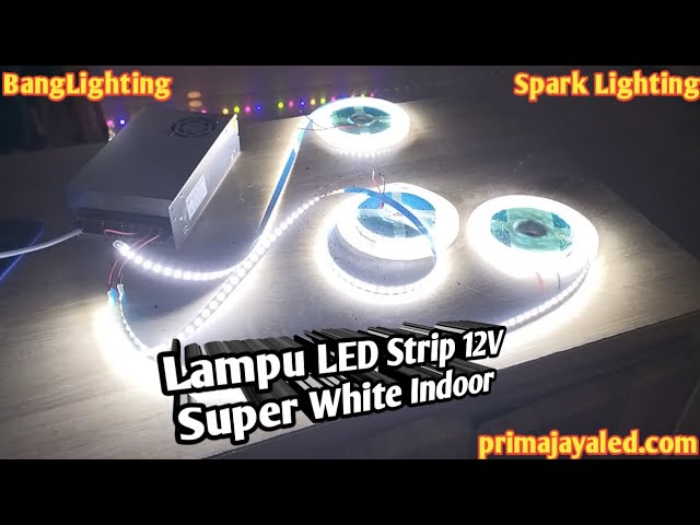 Lampu LED Strip 12V Super White Indoor