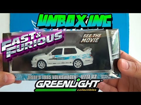 unboxing---volkswagen-jetta-a3-1995-fast-&-furious---rapido-y-furioso-greenlight