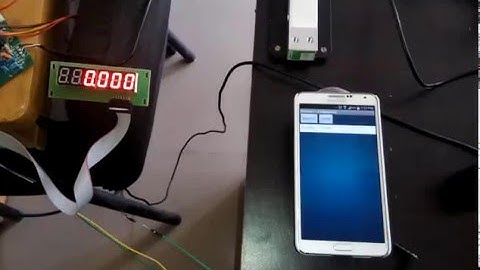 Wifi based Weighing scale (IoT)