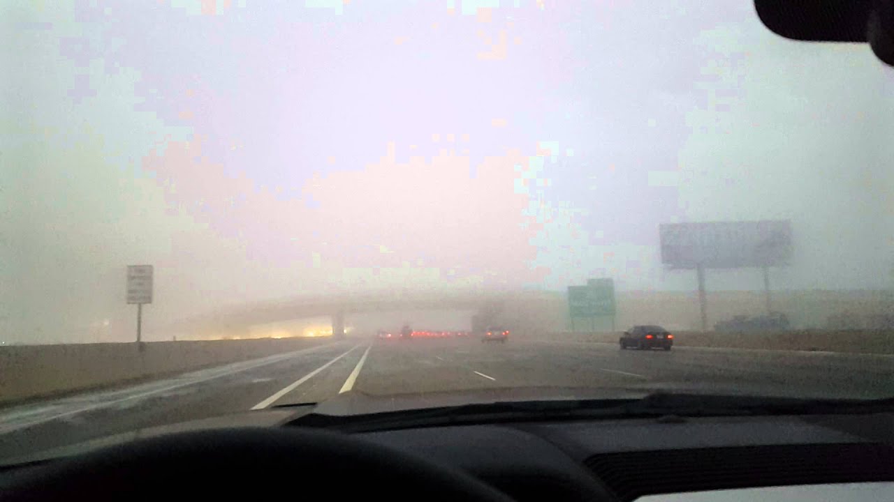 Dense Fog On My Way To Work. - YouTube