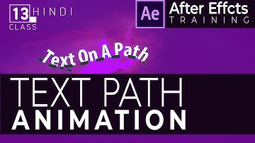 After Effects Tutorial : Animate Any Object or Text Along a Custom Path | Writing and Masking