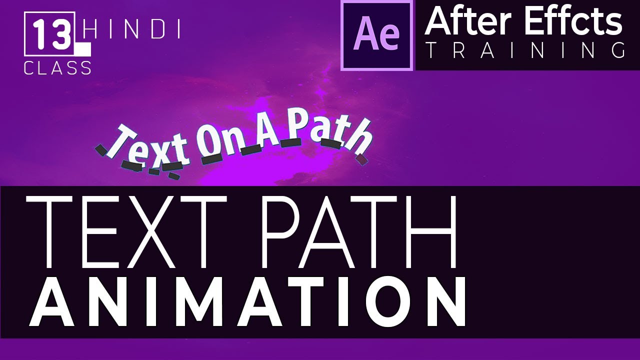 After Effects Tutorial : Animate Any Object or Text Along a Custom Path ...