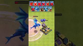 Air troops vs Air bomb in #clashofclans