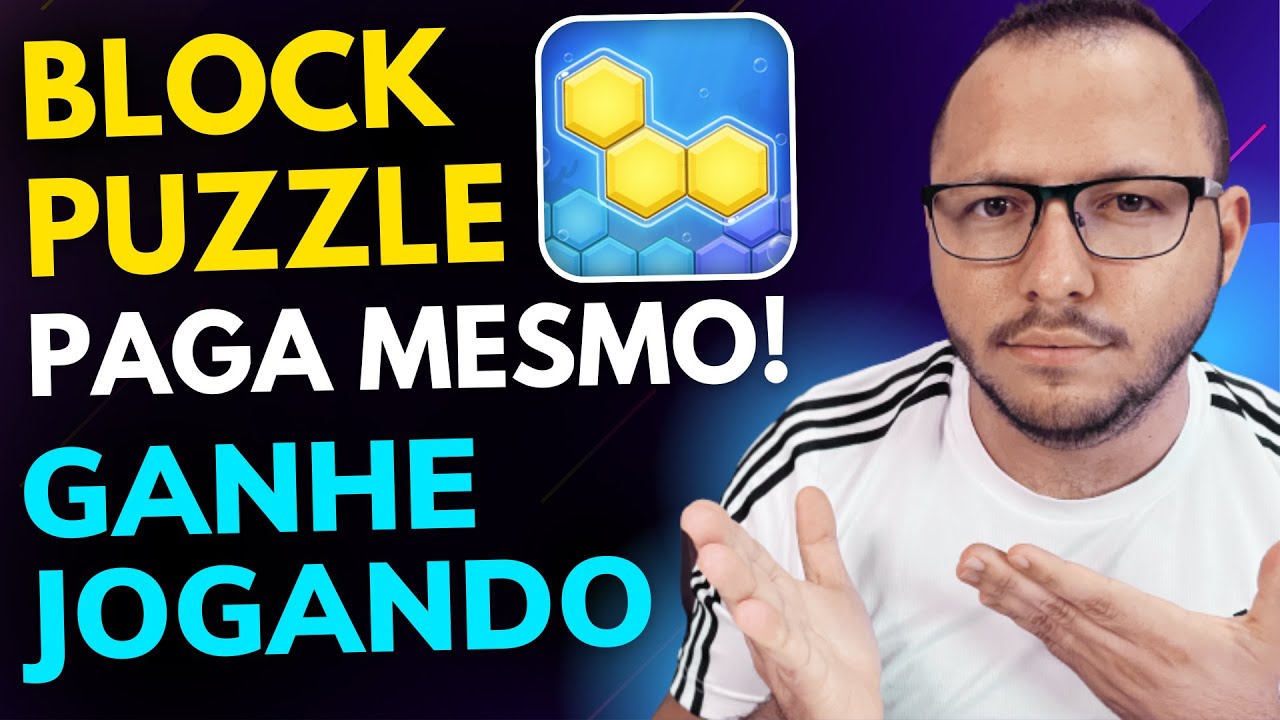 APLICATIVO BLOCK PUZZLE TANGRAM - PAGA MESMO + PROVA DE PAGAMENTO - GANHAR  DINHEIRO JOGANDO 2023 