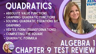 Famous Algebra 1 - Quadratics - Chapter 9 Test REVIEW Net Worth