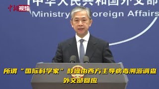 所谓“国际科学家”鼓噪由西方主导病毒溯源调查 外交部回应