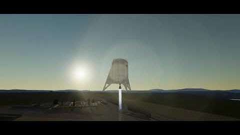 Starhopper and SN5 test hops-simple rockets 2