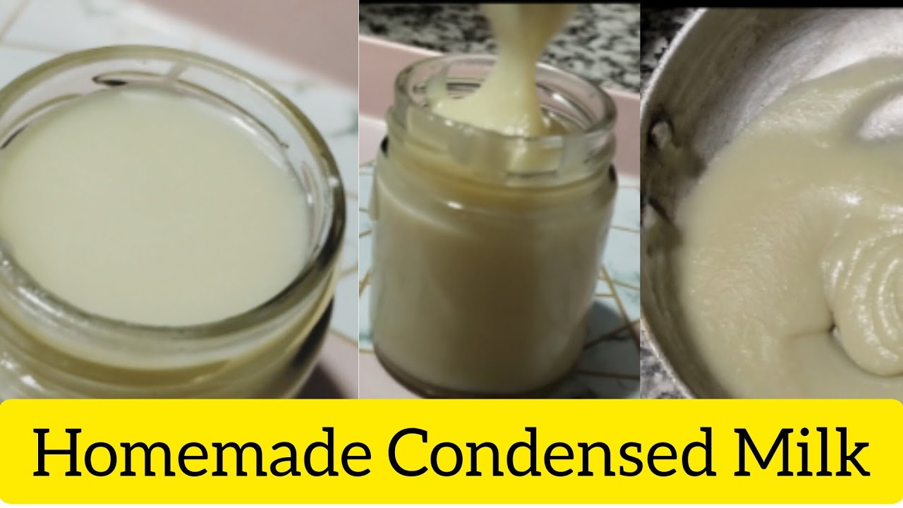 Homemade Condensed MilkCondensed Milk RecipeHow to Make Condensed