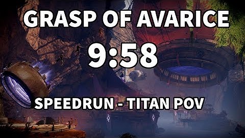 trio sub 10 grasp of avarice speedrun