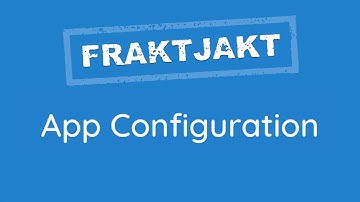 How to configure fraktjakt app for shopify