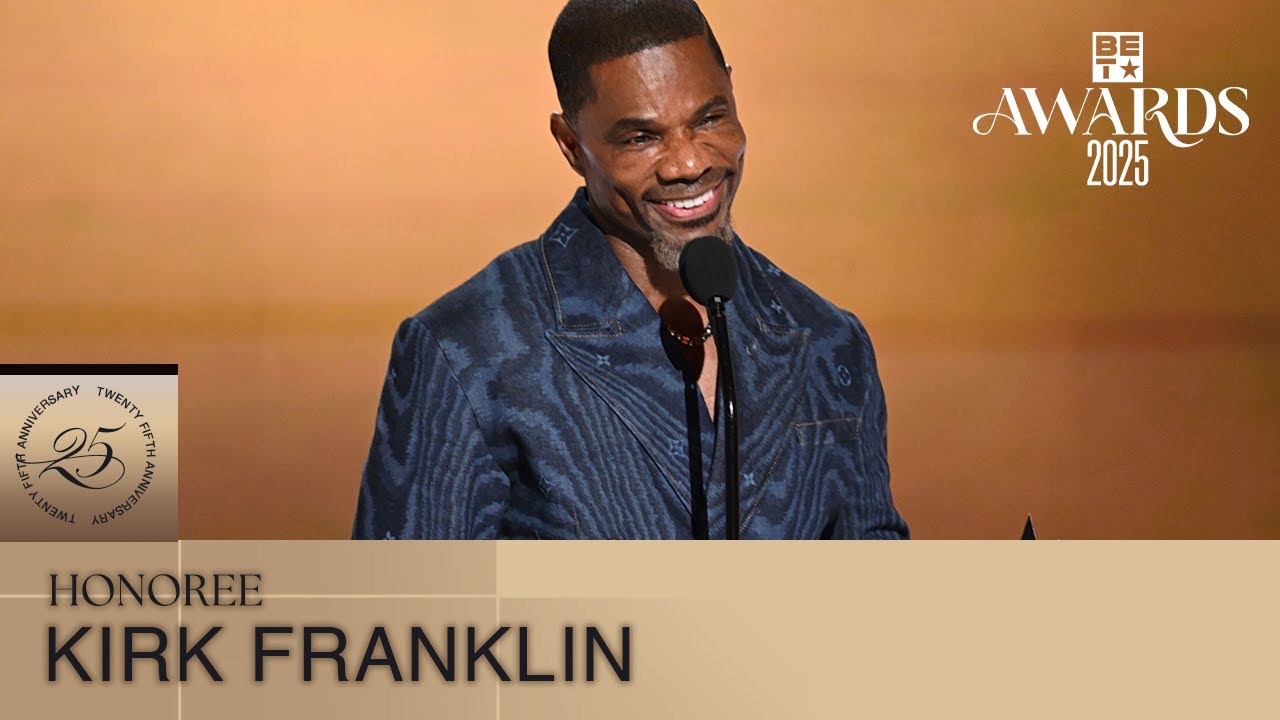 Kirk Franklin Inspires Us All With His Ultimate Icon Award Win | BET Awards '25