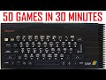 50 Sinclair ZX Spectrum 128K Games In Under 30 Minutes