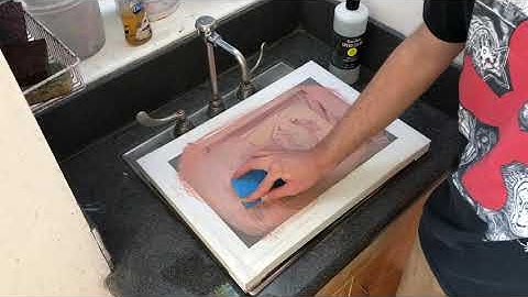 screen filler stencil removing screen filler