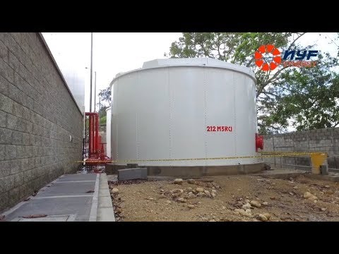 Tanques de almacenamiento de agua – redes contra incendios