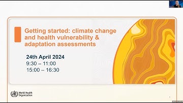 Getting started conducting  climate change and health V&A assessments AM