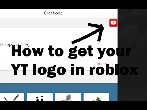 How To Get The Youtube Icon In Your Roblox Profile Youtube - roblox youtubers icon