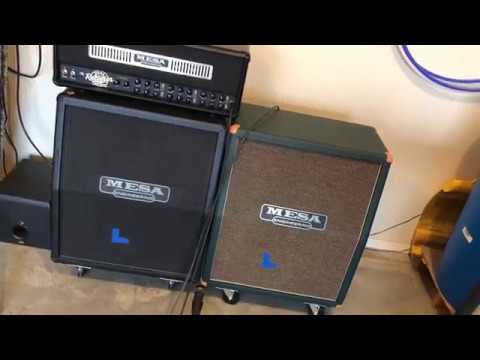 Comparing a brand new vs a broken in speaker. Mesa Boogie 2x12, Dual Rectifier, ESP Kamikaze