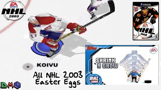 NHL 2003 - All Easter Eggs