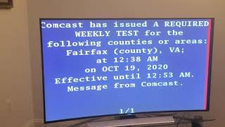 EAS #4:Comcast/Xfinity Required Weekly Test
