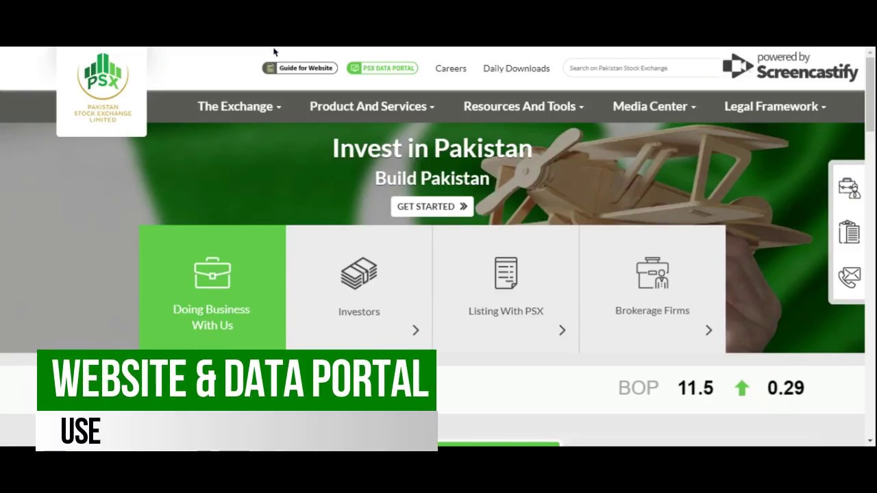 Pakistan Stock Index Chart