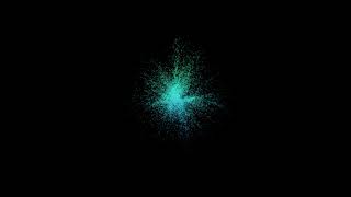Blender particles system test 1