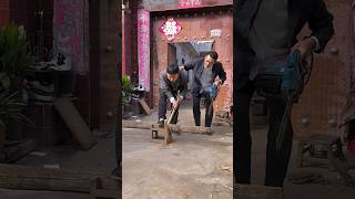 Suits Doing Hard Ground Work 😲 | Breaking &amp; Digging Outside #shorts
