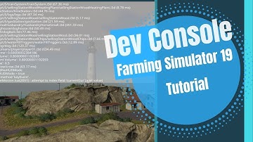 Farming Simulator 2019 - How to Enable the Developer Console // Tutorial
