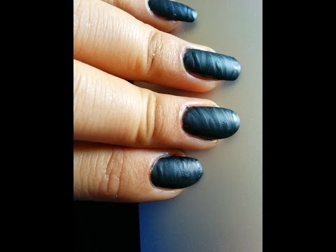 Matte NailArt zebra