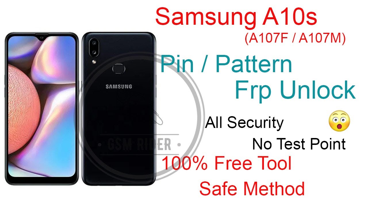 Samsung A10s | A107F | A107M Frp Bypass Free method | Free tool | All