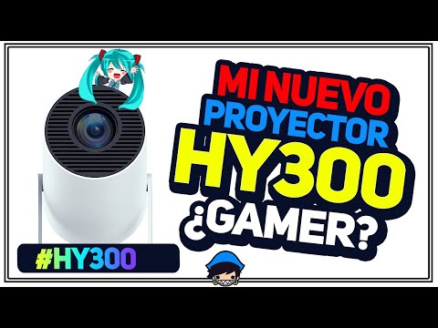 🎦Mi nuevo PROYECTOR HY300 Mini 🎲¿GAMER?🎲🎲 