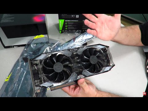 Unboxing the EVGA GeForce RTX 2080 XC ULTRA Graphics Card