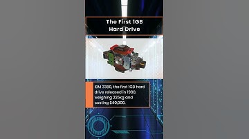 The First 1GB Hard Drive