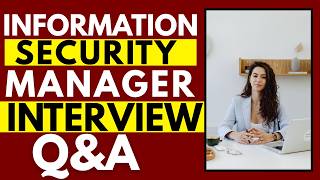 Top 25 Information Security Manager Interview Questions and Answers |  Job Interview