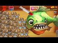 The Bigest Piranhas vs 999 Smallest Buddy | Kick The Buddy